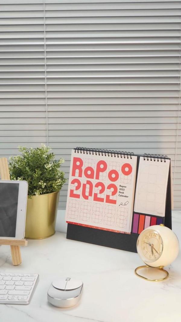 雷柏科技釋出2022限量官方檯曆，12個特別祝福，正當紅