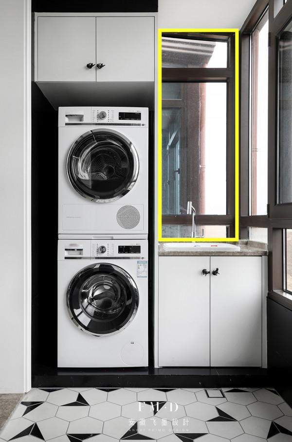 陽臺側面有窗，洗衣櫃這5種佈局，有點生活經驗都知道實打實好用