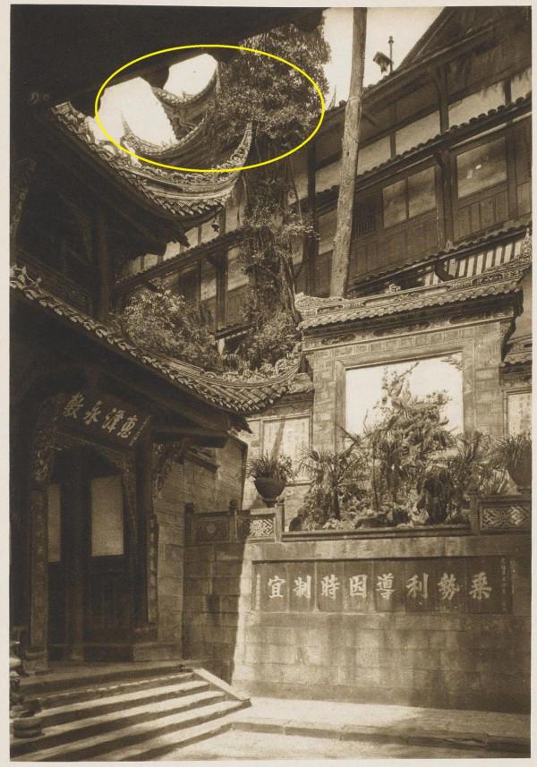 百年前的都江堰二王廟舊影 百年前的都江堰二王廟舊影