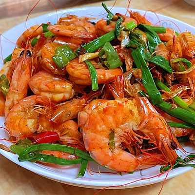 據說這個時候吃#一學就會快手菜#椒鹽蝦，是最好的