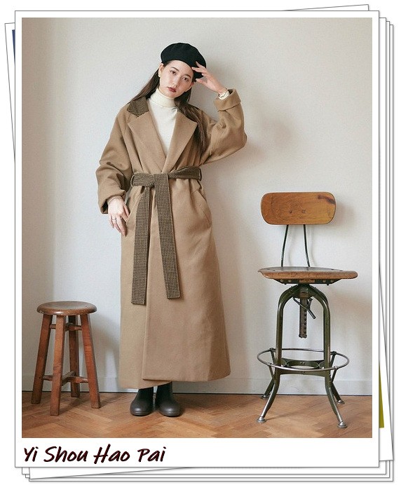 過膝的長大衣怎麼穿才好看？不同顏色的長外套24例搭配示範