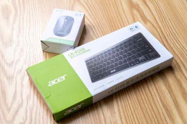 宏碁藍芽雙模充電鍵鼠，無縫連線輕辦公體驗