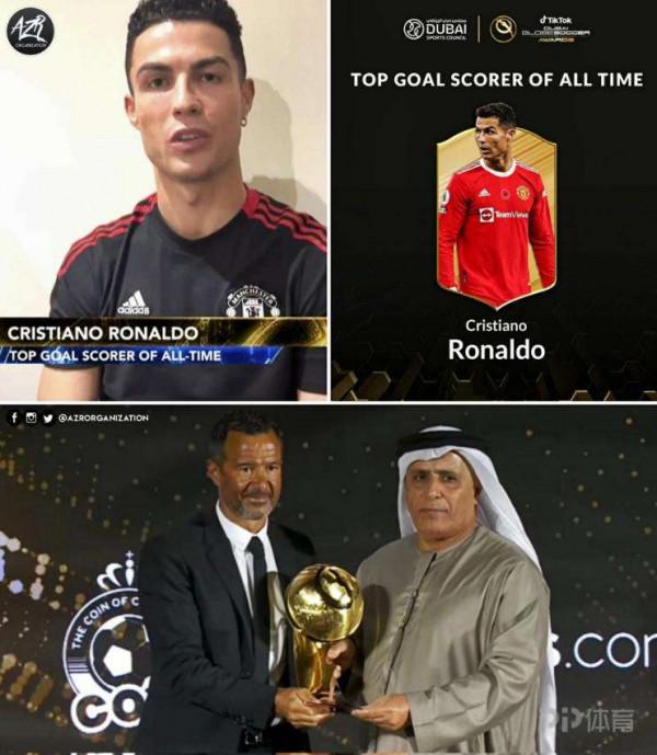 C羅拿到環球獎歷史第一射手獎 門德斯：他就是有史以來的最佳