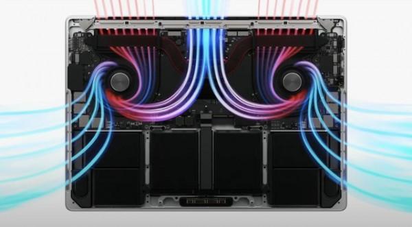 新款MacBook Pro改進散熱系統 蘋果:大多數使用者幾乎用不到 新款MacBook Pro改進散熱系統 蘋果:大多數使用者幾乎用不到