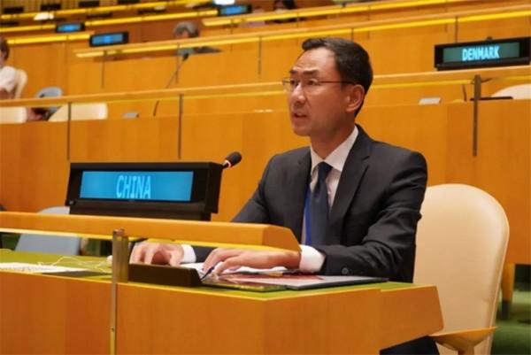 寫入中國提出的理念，聯合國大會透過一項決議，西方國家阻攔無效