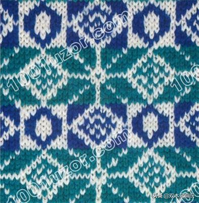 分享100款提花花樣，喜歡的現在就可以為家人準備秋冬毛衣（一）