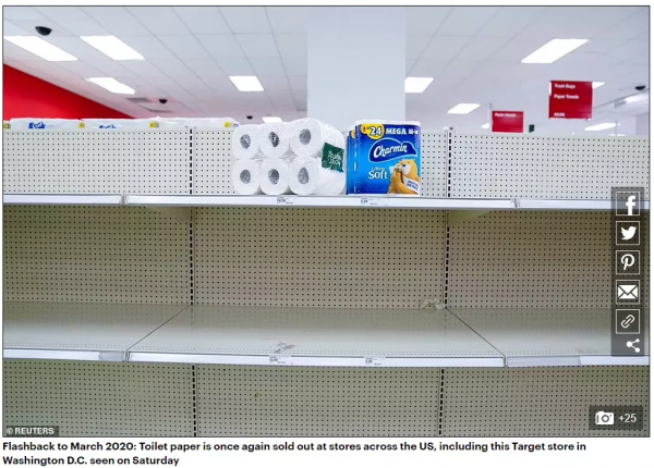 美國通脹創40年新高,超市貨架哄搶一空,華人因為買太多被打 美國通脹創40年新高,超市貨架哄搶一空,華人因為買太多被打