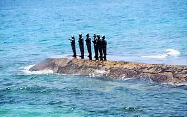 康泰灘,我國最接近越南的南沙島礁,想派人駐守,但是很難 康泰灘,我國最接近越南的南沙島礁,想派人駐守,但是很難