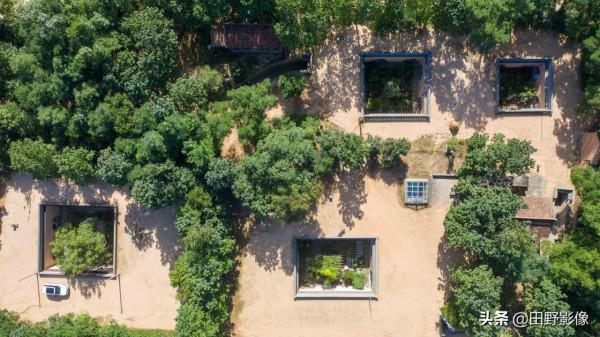 航拍陝西“天下第一地窖村”進村不見房聞聲不見人