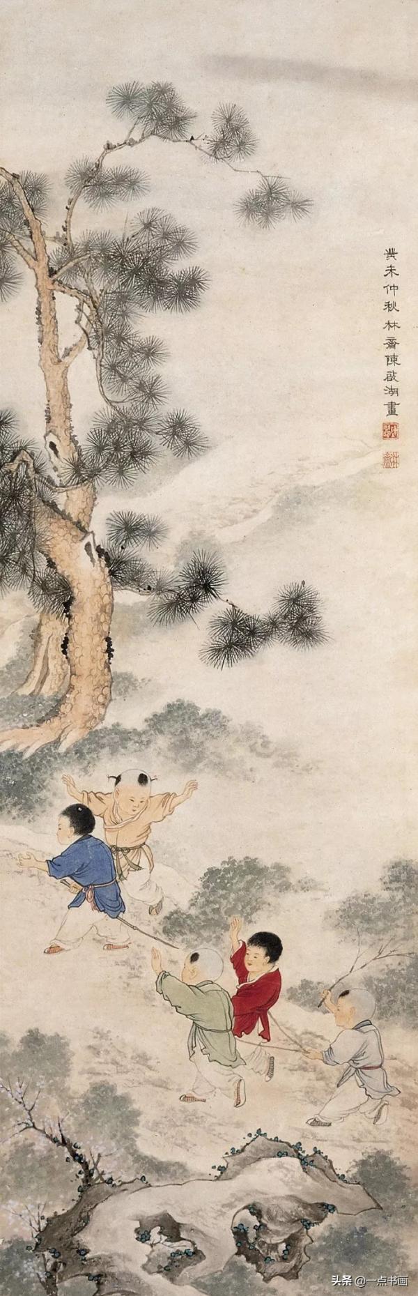 陳啟湖工筆人物欣賞