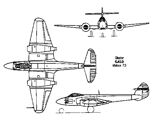流星戰鬥機，二戰盟軍唯一參加過實戰的噴氣式戰鬥機