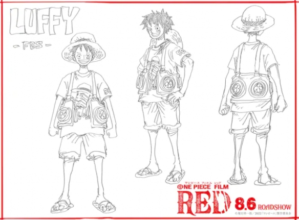 劇場版《海賊王FILM RED》原畫公開 明年8月6日上映