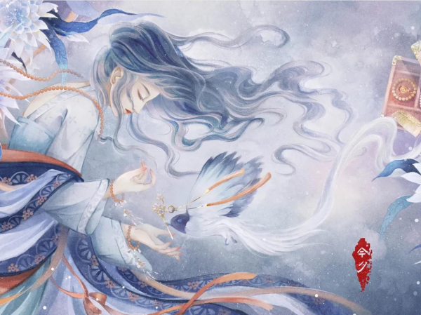 一組畫風唯美的古風人物插畫作品欣賞！人物美型畫技優秀頗有意境