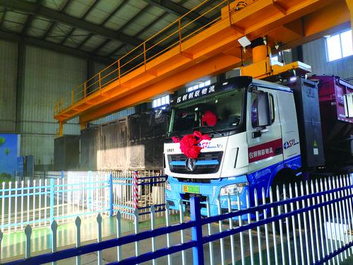 內蒙古首座重卡集中快速充電站在包鋼運營
