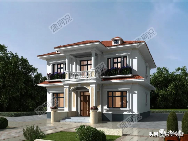 26萬一棟的巴洛克別墅，充滿異域風情，建房就是這麼與眾不同