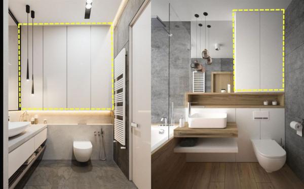 裝浴缸，我真心建議：靠牆裝一組收納櫃，衛生間儲物也能翻一番