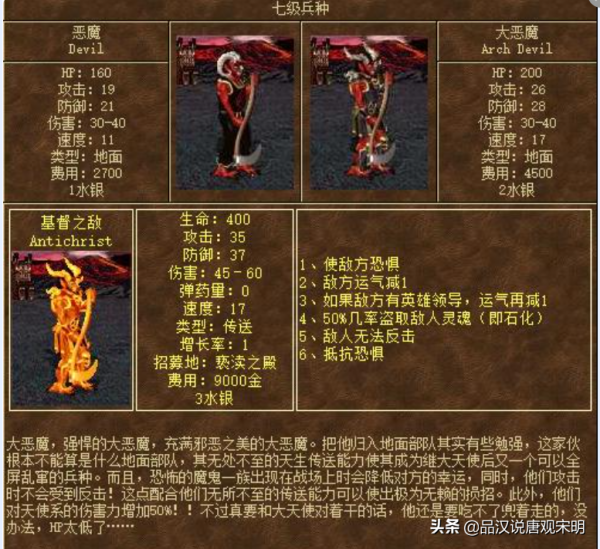 英雄無敵3：30年來爭執最兇的話題，最強大的7級兵種到底是誰？