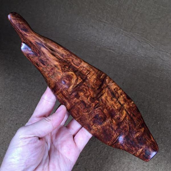 木生金紋，奪目耀眼至極啊！海南黃花梨木樣