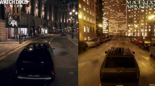 《看門狗：軍團》vs《駭客帝國：覺醒》開放世界/光追對比