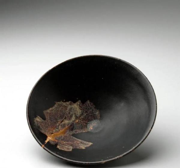 宋吉州窯木葉盞欣賞 宋吉州窯木葉盞欣賞