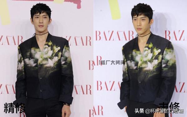 明星紅毯精修vs未修，楊洋生圖一樣帥炸，宋茜生圖瘦超多