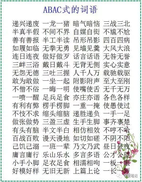 清華博士媽媽：我讓女兒從小就背這張表，6年語文考試次次拿高分