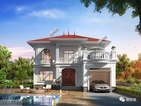 二層巴洛克別墅，氣質獨特，造型優美，看過一眼就忘不了