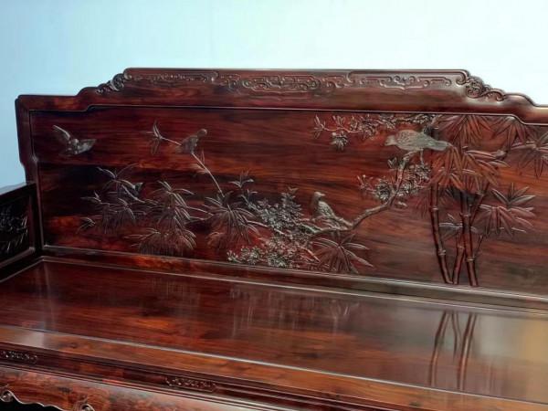 老料｜寮國大紅酸枝喜事連連沙發十三件套