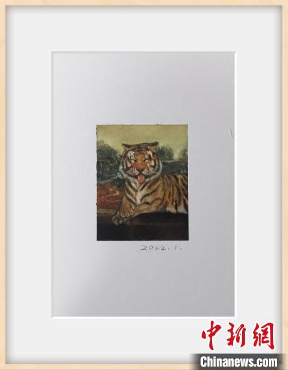 萌虎&OpenCurlyDoubleQuote;闖入&rdquo;世界名畫