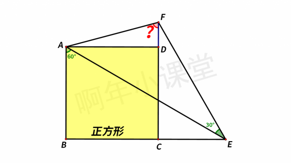 已知∠BAE=60°,∠AEF=30°,求∠AFC=? 已知∠BAE=60°,∠AEF=30°,求∠AFC=?