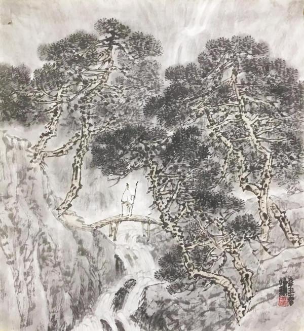 讓人躁動的心靈幻化入禪的境界｜國畫名家楊福鎮國畫小品欣賞