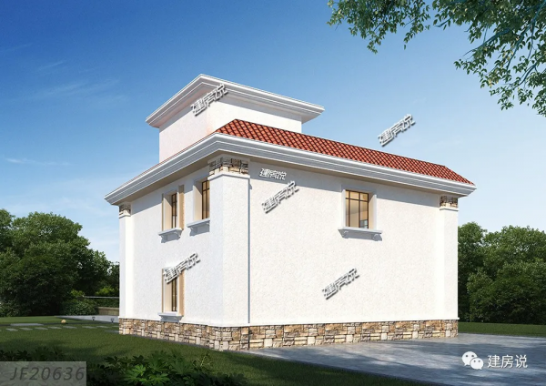 30萬建如此優秀的別墅，佔地100平出頭，反手就是一個贊