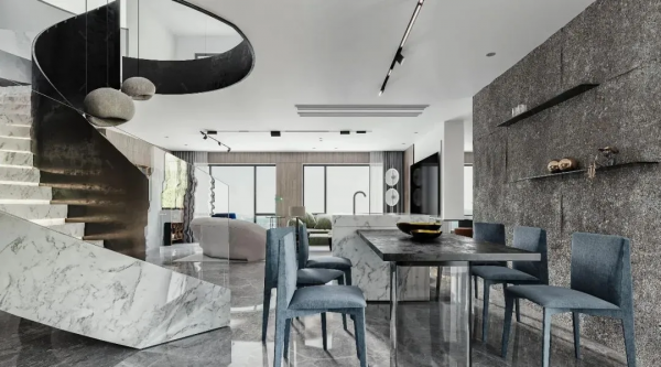 網紅石材樓梯燈帶常見做法及案例欣賞