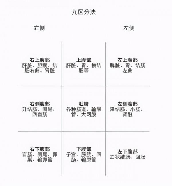 出現上腹痛，到底是哪裡有問題？別大意，九區法幫助瞭解臟器情況