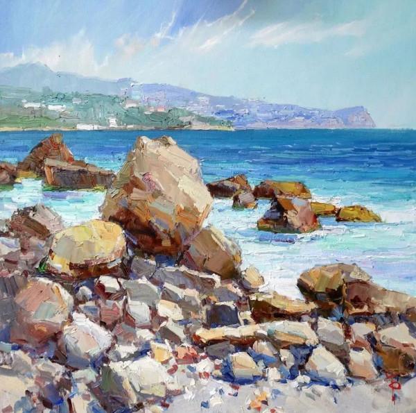 一棟不起眼的房子、一個簡單的露臺、一條普通的小路都畫得如此出彩