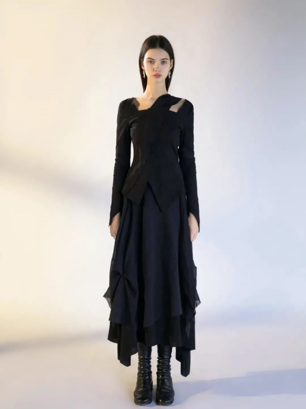 馬丁靴+連衣裙=秋冬王炸組合，顯高顯瘦，時髦慘了