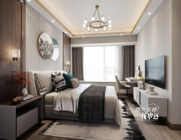 285m²新中式別墅，含蓄秀美的東方美家