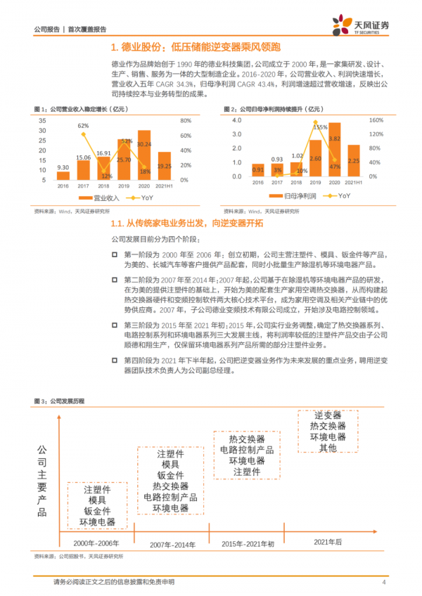 「企業報告」逆變器業務成中流砥柱，始於併網，壯於儲能