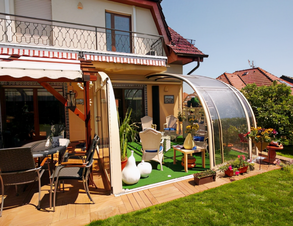 陽光房又出新花樣，自帶曲線美，智慧控制兩種狀態隨意，好清潔