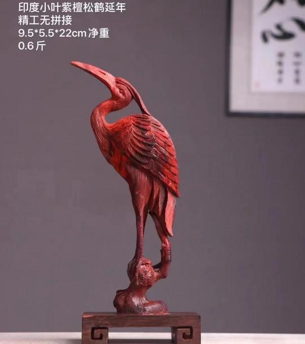 孤鶴立青松，不老良善人！原來，木雕還可以這麼做