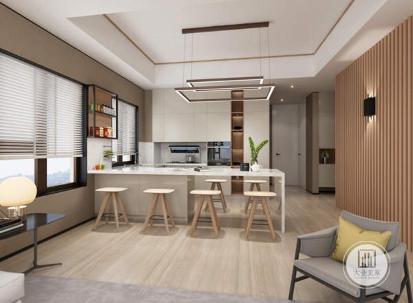 480平現代簡約在素雅的情調下，營造出居家生活的精緻氛圍