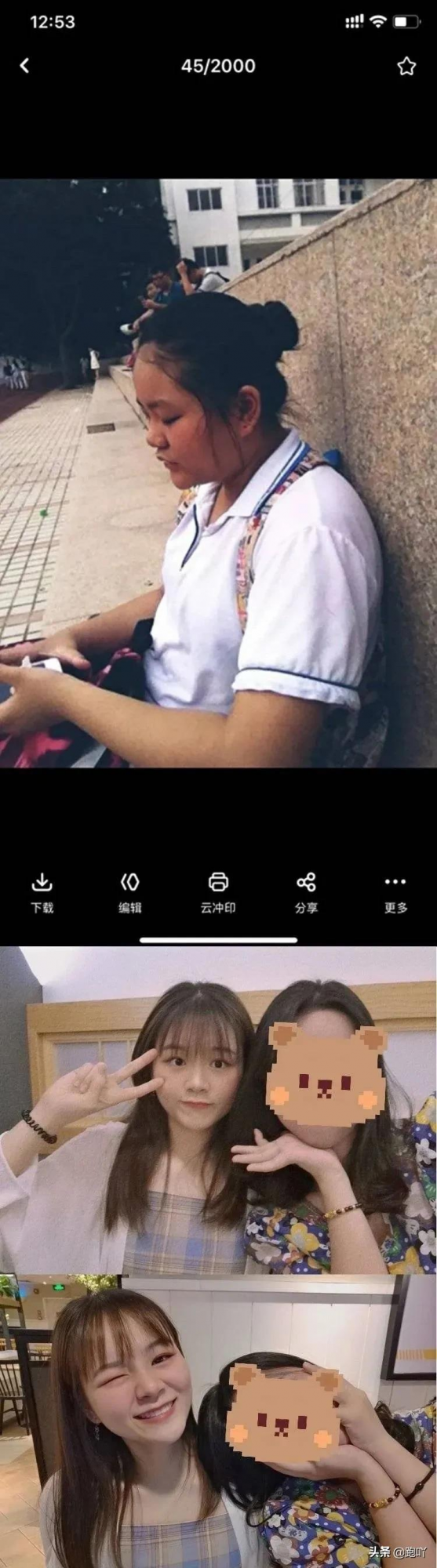 國產女孩減脂的真實寫照！網友：看完服