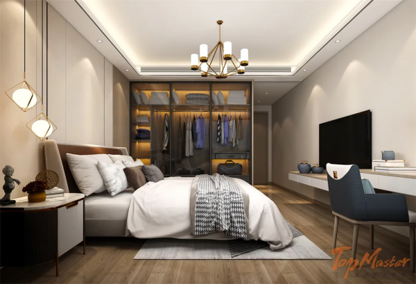 「魯班裝飾」時代俊園184㎡新中式，大音希聲