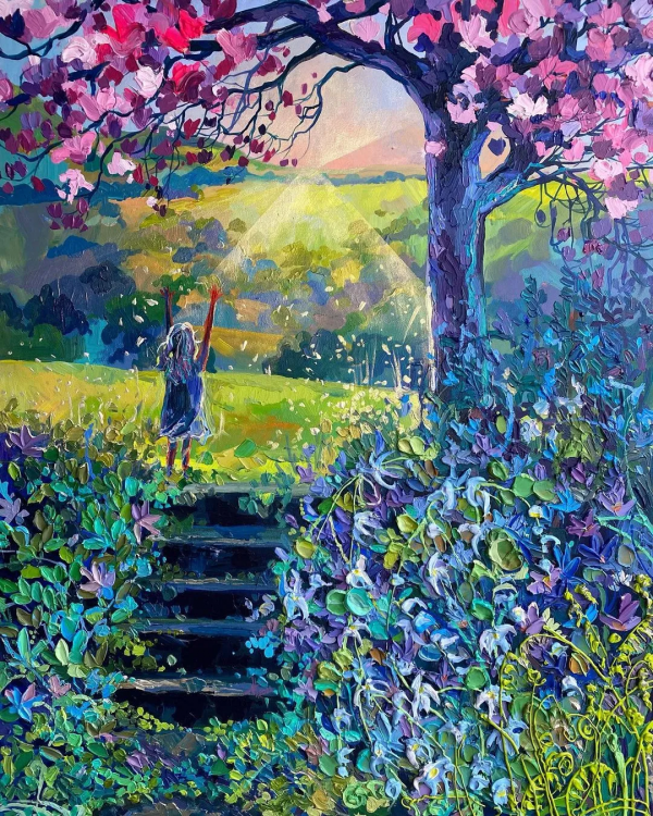 土豪辣媽用1000元一瓶顏料直接砸著畫，真不心疼！看見成品我閉嘴