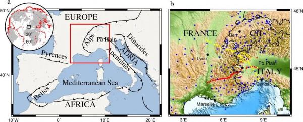 劉東洋等-EPSL:“中-意-法阿爾卑斯地震觀測計劃”揭示西阿爾卑斯地區地幔過渡帶結構 劉東洋等-EPSL:“中-意-法阿爾卑斯地震觀測計劃”揭示西阿爾卑斯地區地幔過渡帶結構