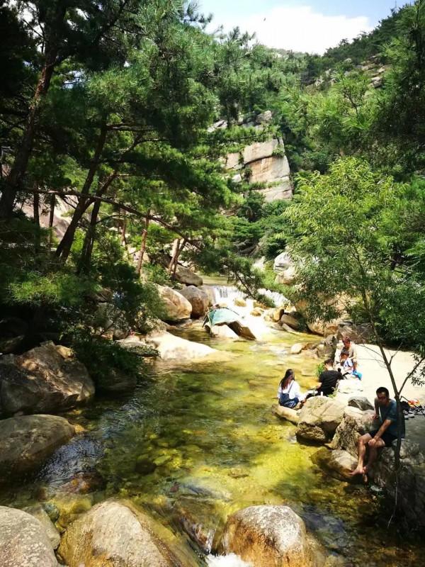 網紅打卡地“江北九寨溝”昆嵛山無染寺景區