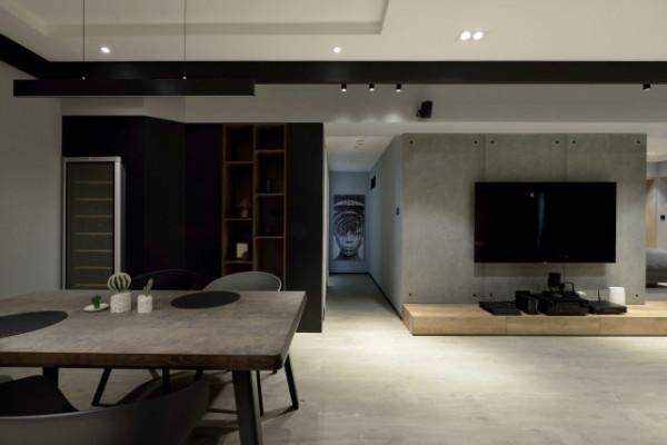 125平現代風三居室，給人帶來前衛、不受拘束的感覺