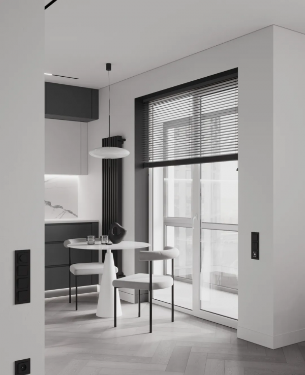 黑白空間，純淨的靈動