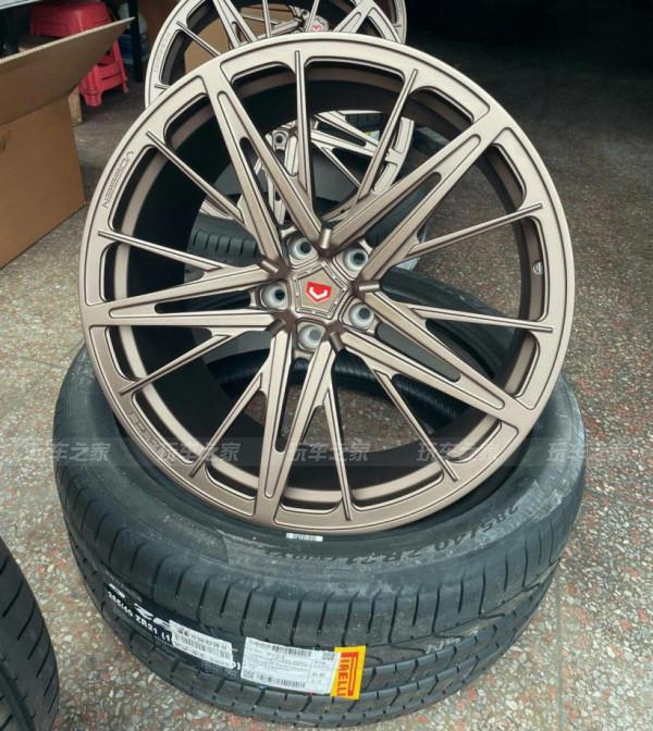 特斯拉Model X改裝21寸輪轂輪胎 升級Brembo剎車