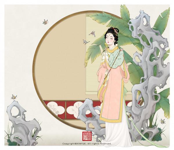 海棠春睡日，紅樓夢醒時